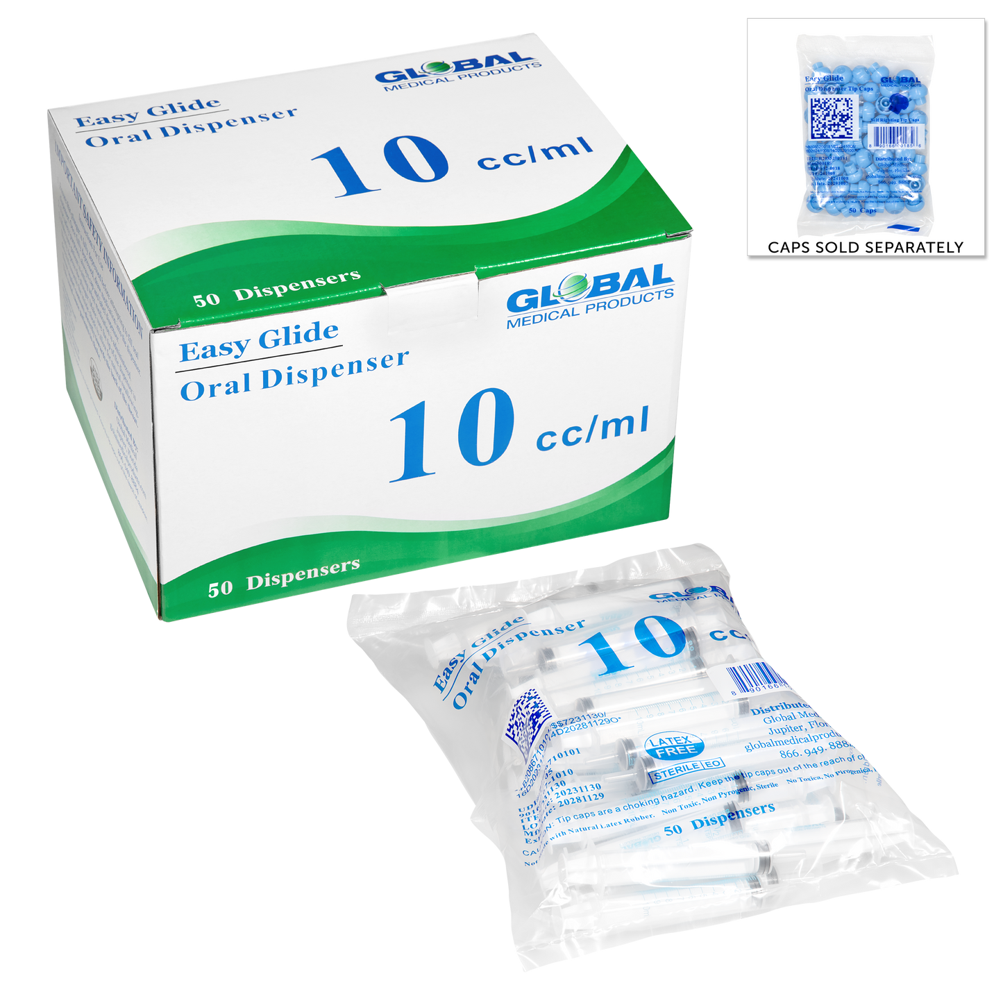 Easy Glide 10cc oral syringe (box 50)
