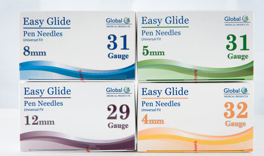 Easy Glide Pen Needles 4mm 33g - 100ct