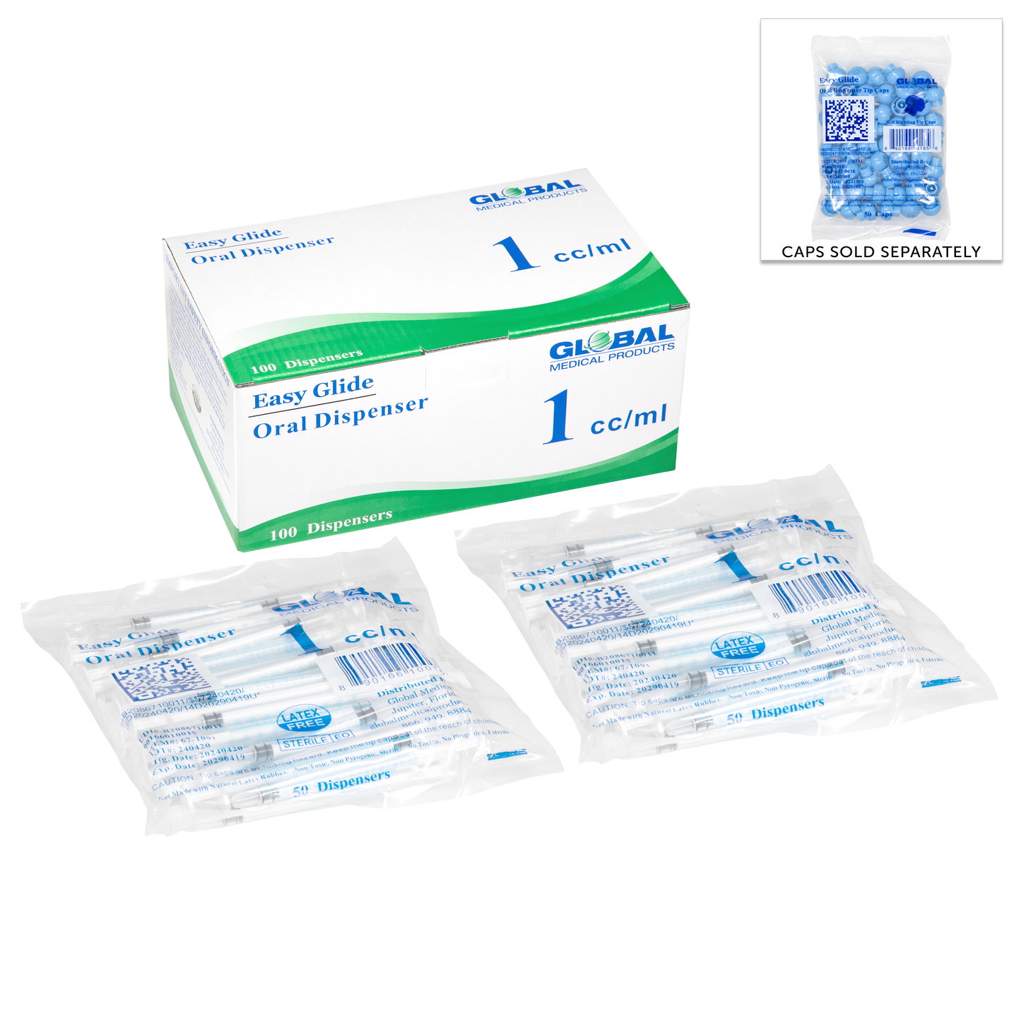 Easy Glide 1cc oral syringe (box 100)