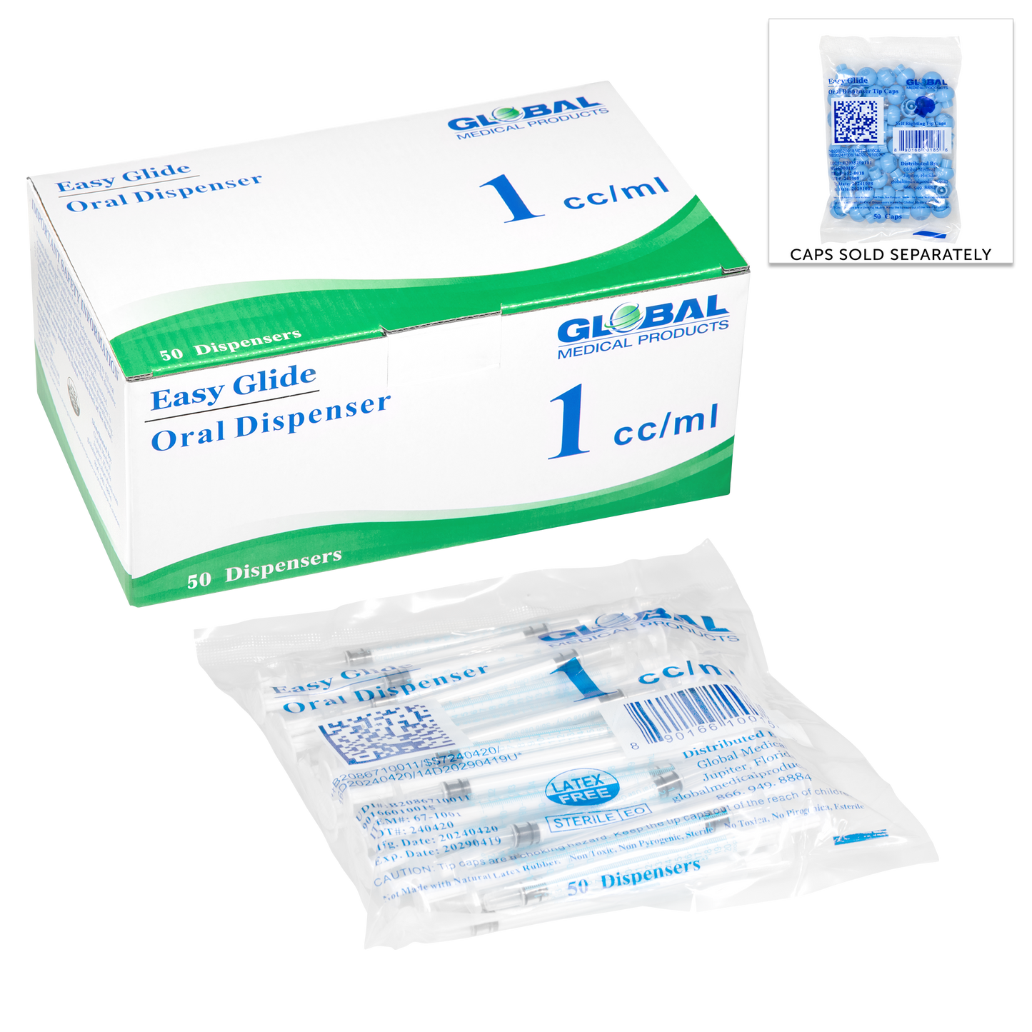 Easy Glide 1cc oral syringe (box 50)