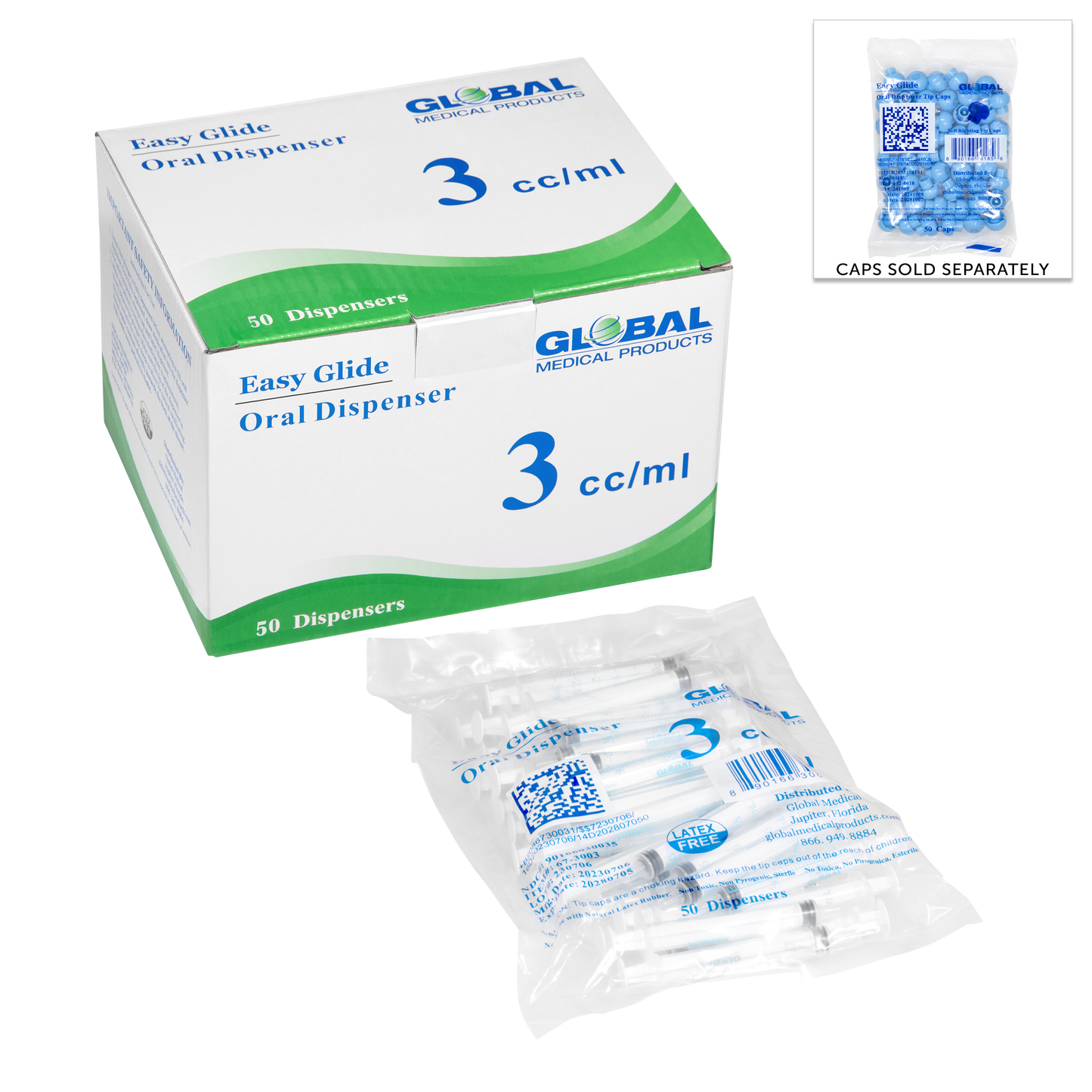 Easy Glide 3cc oral syringe (box 50)