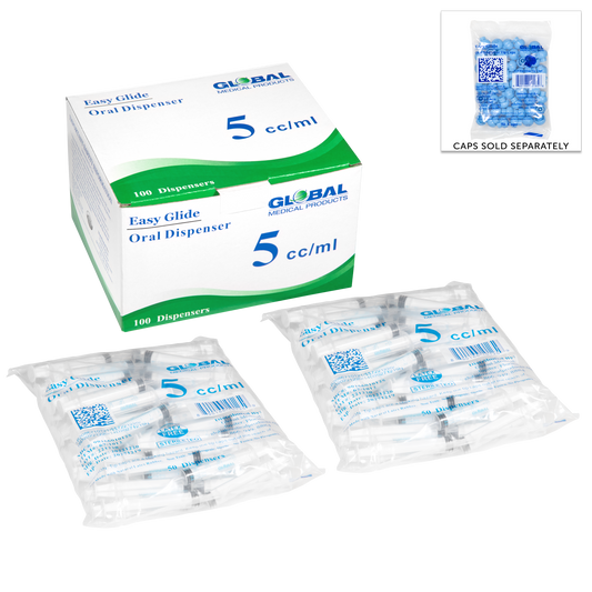 Easy Glide 5cc oral syringe (box 100)