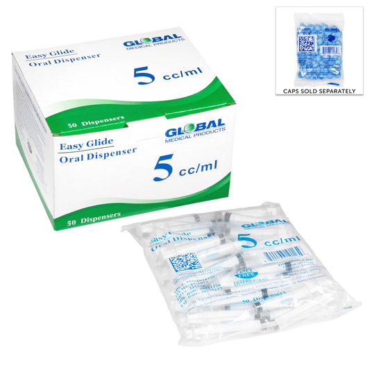 Easy Glide 5cc oral syringe (box 50)