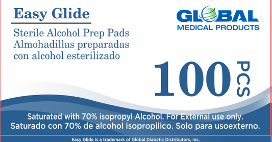 Easy Prep Alcohol Pads - 100ct
